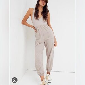 Women's Beige Jumpsuit